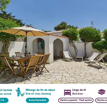 Dom wakacyjny Maison 5 Pers Avec Terrasse Et Bbq, Plage A 400 M Saint-Clément-des-Baleines